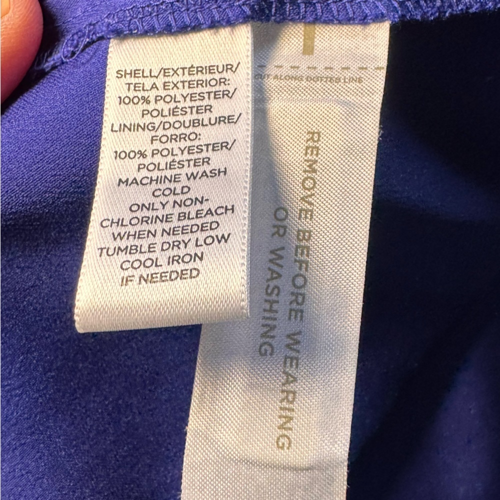 Ann Taylor Loft Tiered Maxi Full Length Sun Dress Cross Back Women’s size 4 - Picture 9 of 13